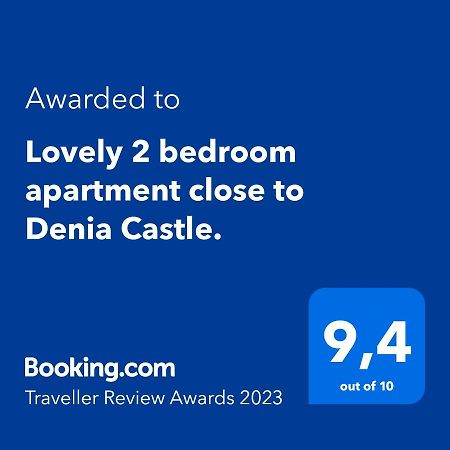 Lovely 2 Bedroom Apartment Close To Denia Castle. Bagian luar foto